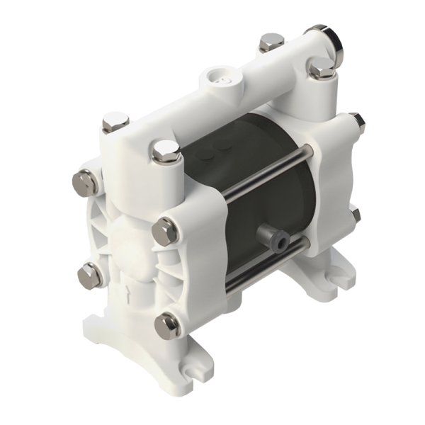 Double diaphragm pump AODD model 1/4” mini non-metallic